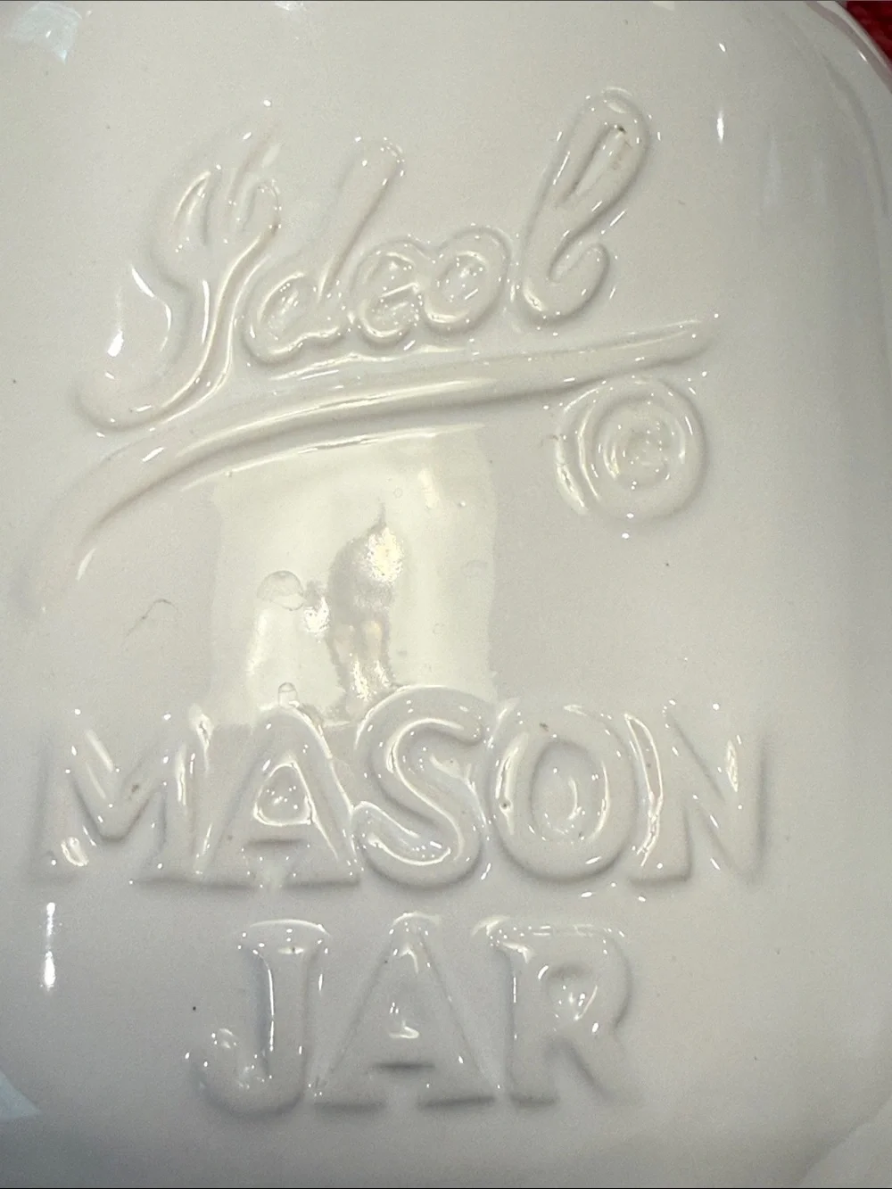 Apropos Home Collection Mason Jar Ceramic Utensil Crock Utensil Holder Antique